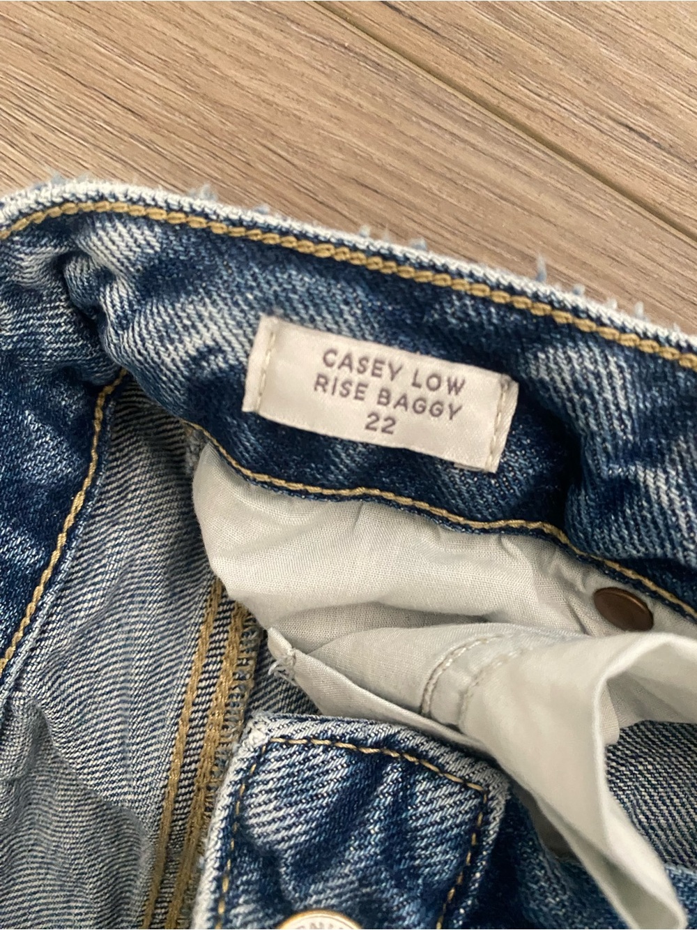 PacSun Light Blue Wide-Leg High-Rise Jeans - Picture 2 of 2